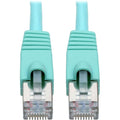 Tripp Lite Cat6a Snagless Shielded STP Patch Cable 10G, PoE, Aqua M/M 10ft - 7 ft Category 6a Network Cable for Network Device, Workstation, Switch, Hub, Patch Panel, Router, Modem, VoIP Device, Surve...  - N262-010-AQ - eCommerce Business Prime