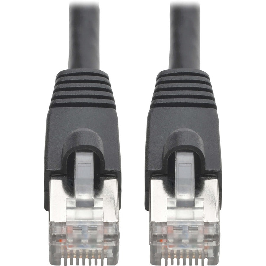 Tripp Lite Cat6a Snagless Shielded STP Patch Cable 10G, PoE Black M/M 30ft - 30 ft Category 6a Network Cable for Network Device, Workstation, Switch, Hub, Patch Panel, Router, Modem, VoIP Device, Surv...  - N262-030-BK - eCommerce Business Prime