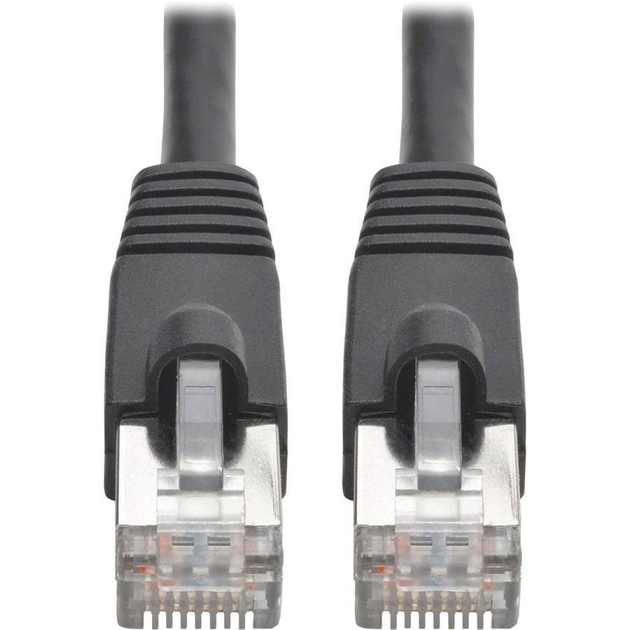 Tripp Lite Cat6a 10G Snagless Shielded STP Ethernet Cable (RJ45 M/M), PoE, Black, 35 ft. (10.67 m) - 35 ft Category 6a Network Cable for Network Device, Workstation, Switch, Hub, Patch Panel, Router, ...  - N262-035-BK - eCommerce Business Prime