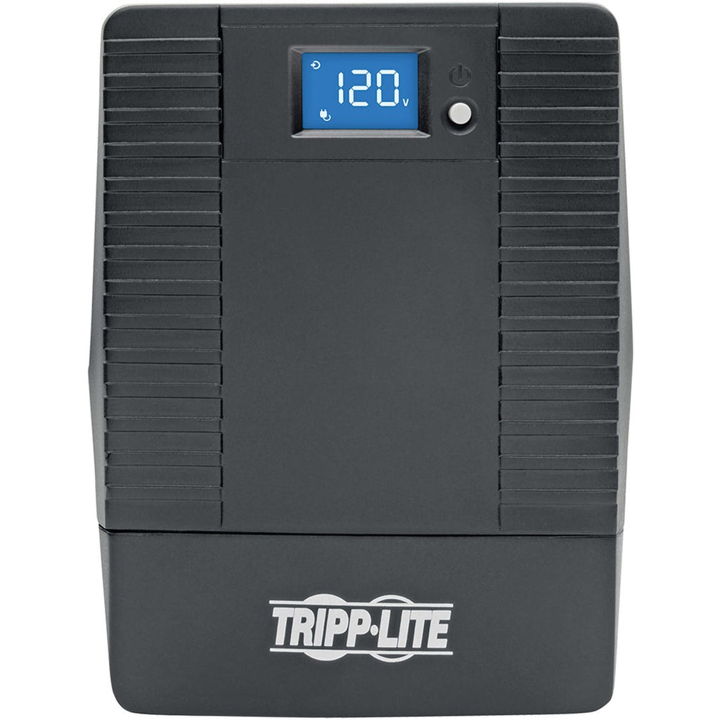 Tripp Lite 700VA 350W UPS Tower Battery Back Up Desktop AVR LCD USB 50/60Hz - Tower - AVR - 8 Hour Recharge - 3 Minute Stand-by - 120 V AC Input - 110 V AC, 115 V AC, 120 V AC Output - 6 x NEMA 5-15R - OMNI700LCDT - eCommerce Business Prime