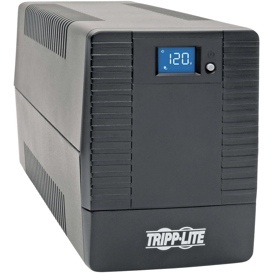 Tripp Lite 700VA 350W UPS Tower Battery Back Up Desktop AVR LCD USB 50/60Hz - Tower - AVR - 8 Hour Recharge - 3 Minute Stand-by - 120 V AC Input - 110 V AC, 115 V AC, 120 V AC Output - 6 x NEMA 5-15R - OMNI700LCDT - eCommerce Business Prime