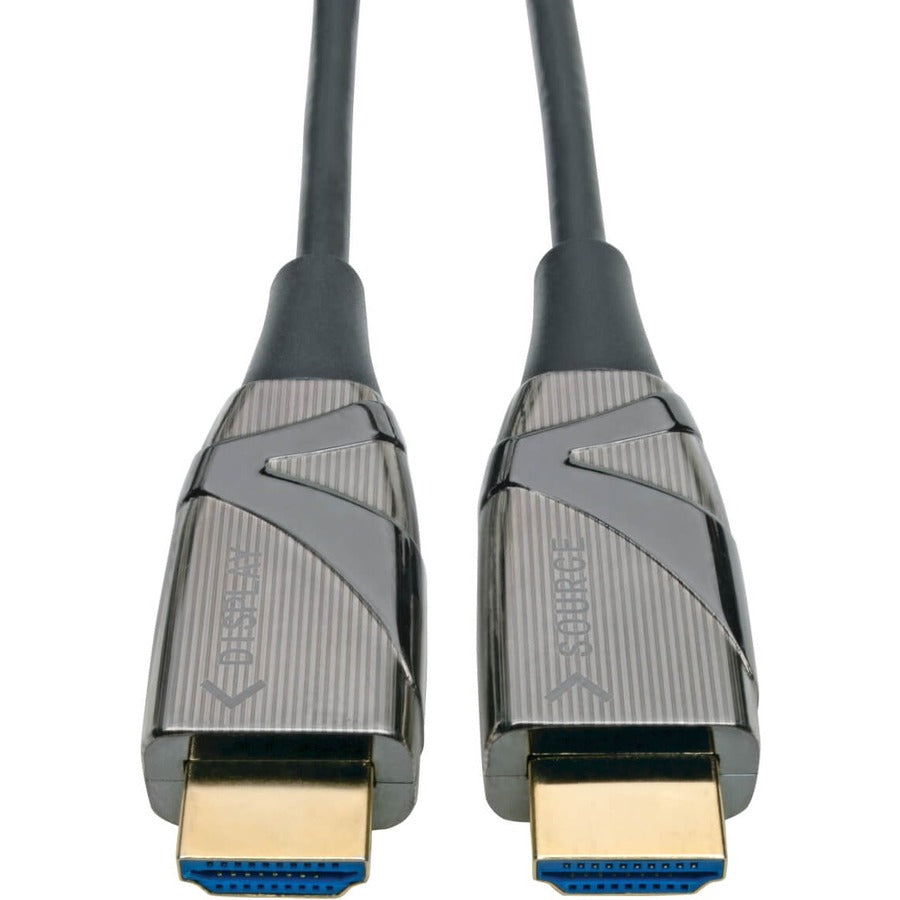 Tripp Lite High-Speed HDMI Cable HDMI 2.0 Fiber AOC 4K @ 60Hz Black M/M 5M - 16 ft Fiber Optic A/V Cable for Monitor, Audio/Video Device, Home Theater System, HDTV, Tablet, Gaming Console, Notebook, B...  - P568-05M-FBR - eCommerce Business Prime