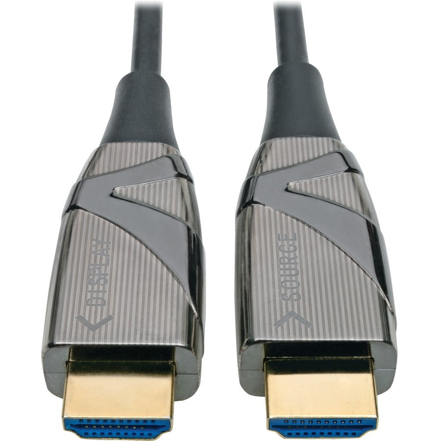 Tripp Lite High-Speed HDMI Cable HDMI 2.0 Fiber AOC 4K@60Hz Black M/M 100M - 328.08 ft Fiber Optic A/V Cable for TV, Audio/Video Device, Notebook, Home Theater System, Tablet, HDTV, Blu-ray Player, Ch...  - P568-100M-FBR - eCommerce Business Prime