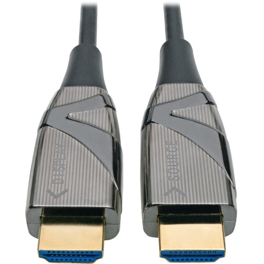 Tripp Lite High-Speed HDMI Cable HDMI 2.0 Fiber AOC 4K @60Hz Black M/M 50M - 164.04 ft Fiber Optic A/V Cable for TV, Audio/Video Device, Notebook, Home Theater System, Tablet, HDTV, Blu-ray Player, Ch...  - P568-50M-FBR - eCommerce Business Prime