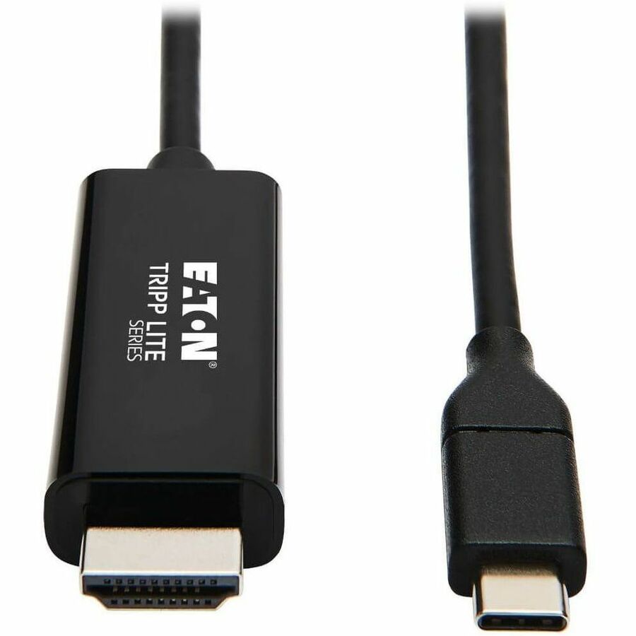 Tripp Lite USB C to HDMI Adapter Cable USB 3.1 Gen 1 4K M/M USB-C Black 3ft - 3 ft HDMI/Thunderbolt 3 A/V Cable for Smartphone, Projector, Chromebook, Notebook, Monitor, Tablet, Audio/Video Device, Ma...  - U444-003-H4K6BE - eCommerce Business Prime