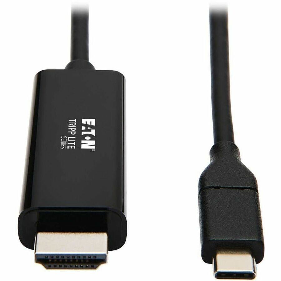 Tripp Lite USB C to HDMI Adapter Cable USB 3.1 Gen 1 4K M/M USB-C Black 9ft - 8.86 ft HDMI/Thunderbolt 3 A/V Cable for Smartphone, Projector, Chromebook, Notebook, Monitor, Tablet, Audio/Video Device,...  - U444-009-H4K6BE - eCommerce Business Prime