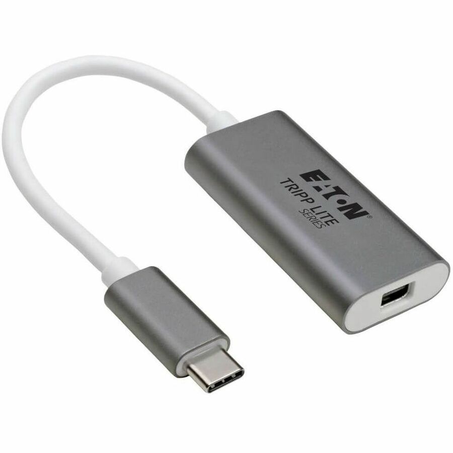 Tripp Lite USB C to Mini DisplayPort Adapter Converter Aluminum 4K 3.1 M/F - 1 x Type C Male USB - 1 x Mini DisplayPort Female Digital Audio/Video, 1 x Type C Female USB - 3840 x 2160 Supported - Nick...  - U444-06N-MDP-AL - eCommerce Business Prime