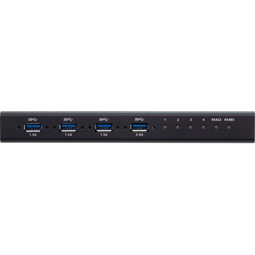 ATEN 4 x 4 USB 3.1 Gen 1 Industrial Hub Switch - USB 3.2 Gen 1 - 4 USB Port(s) - 4 Thunderbolt Port(s) - 4 USB 3.1 Port(s) - Mac, PC, Linux - US3344I - eCommerce Business Prime