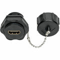 Tripp Lite 4K HDMI Coupler with Ethernet Industrial IP68 Rated Dust Cap F/F - 1 x HDMI Female Digital Audio/Video - 1 x HDMI Female Digital Audio/Video - 3840 x 2160 Supported - Black - P569-000-FF-IND - eCommerce Business Prime