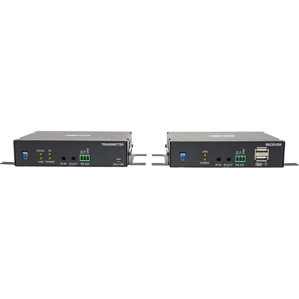 Tripp Lite DisplayPort Over Fiber Extender Kit 4K @ 30Hz IR USB Duplex Multimode MMF 985ft TAA - 1 Computer(s) - 1 Local User(s) - 1 Remote User(s) - 1000 ft Range - 4K - 3840 x 2160 Maximum Video Res...  - B127F-1A1-MM-DD - eCommerce Business Prime