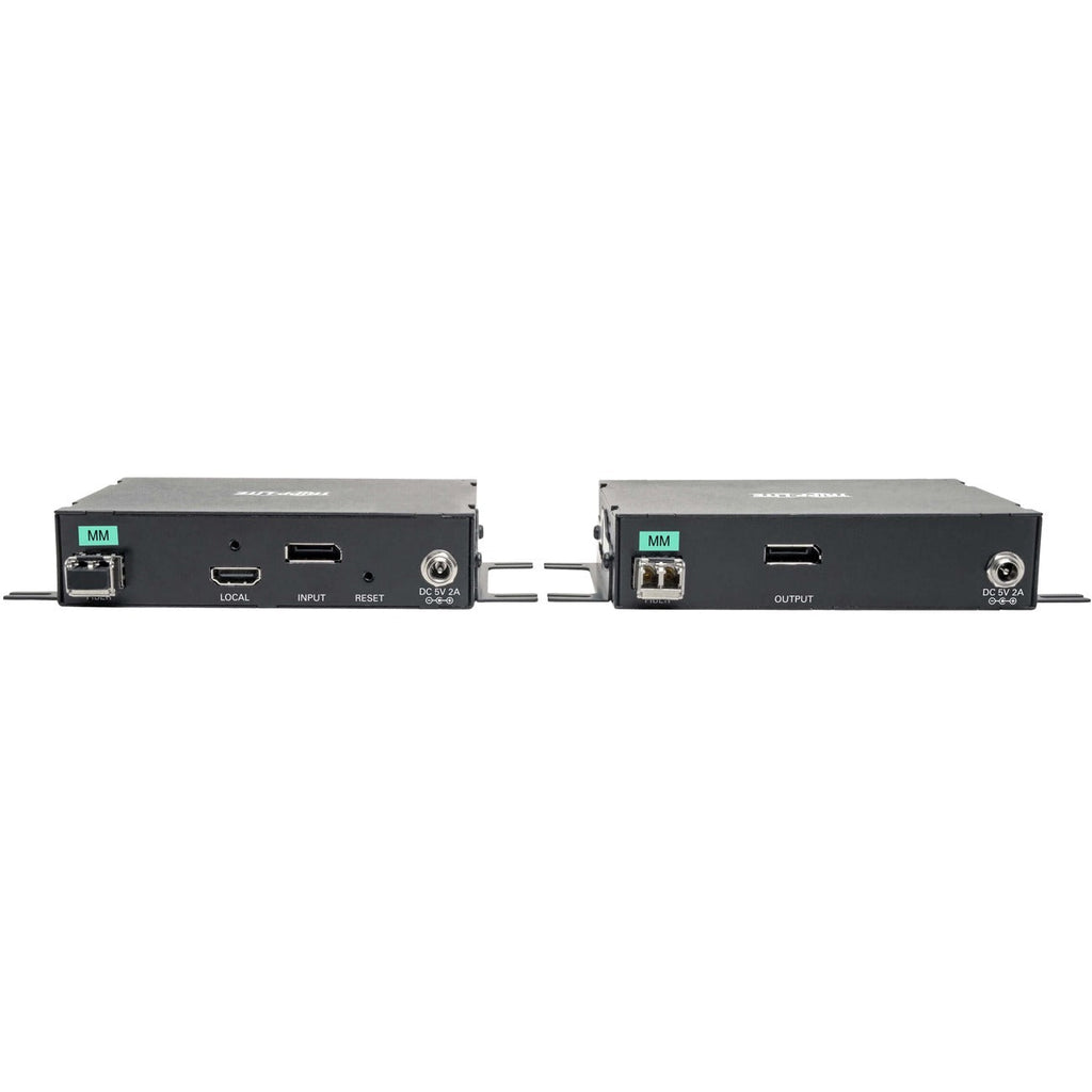 Tripp Lite DisplayPort Over Fiber Extender Kit 4K @ 30Hz IR USB Duplex Multimode MMF 985ft TAA - 1 Computer(s) - 1 Local User(s) - 1 Remote User(s) - 1000 ft Range - 4K - 3840 x 2160 Maximum Video Res...  - B127F-1A1-MM-DD - eCommerce Business Prime