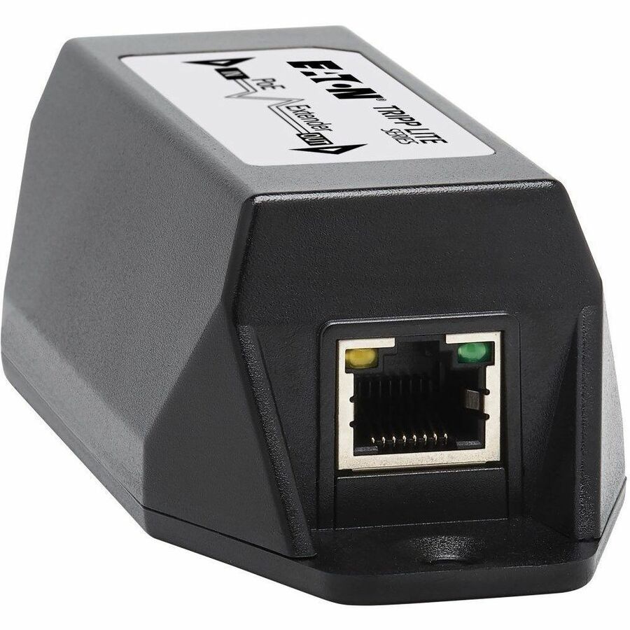 Tripp Lite Gigabit Ethernet PoE Extender Cat5e/Cat6/Cat6a RJ45 1-Port 30W - 2 x Network (RJ-45) - 328.08 ft Extended Range - Plastic - Black - NPOE-EXT-1G30 - eCommerce Business Prime
