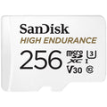 SanDisk High Endurance 256 GB microSD - 100 MB/s Read - 40 MB/s Write - 2 Year Warranty - SDSQQNR-256G-AN6IA - eCommerce Business Prime