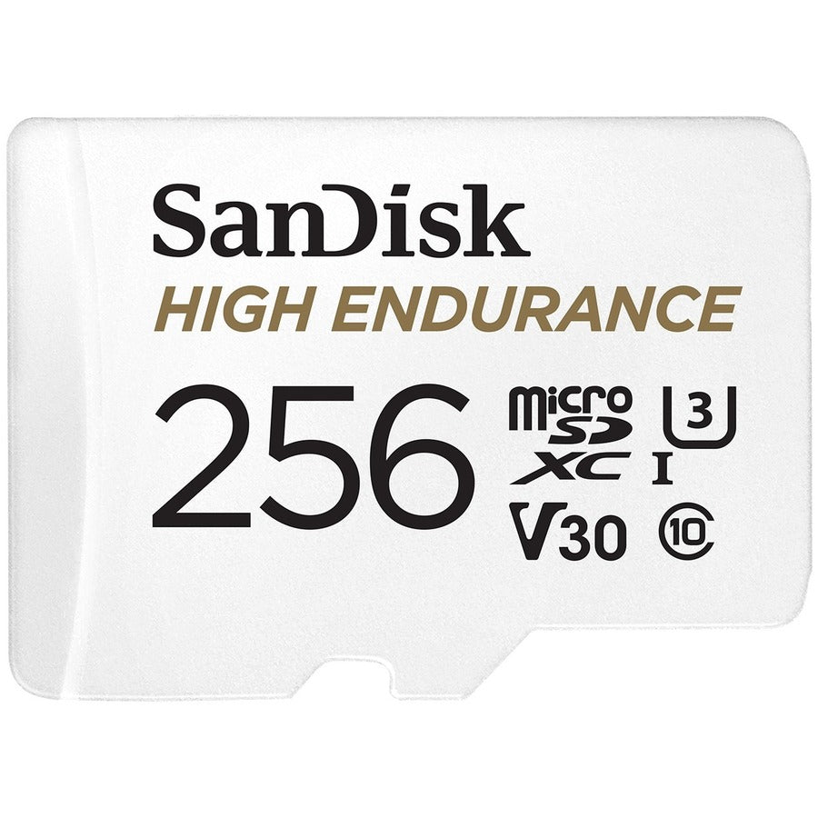 SanDisk High Endurance 256 GB microSD - 100 MB/s Read - 40 MB/s Write - 2 Year Warranty - SDSQQNR-256G-AN6IA - eCommerce Business Prime
