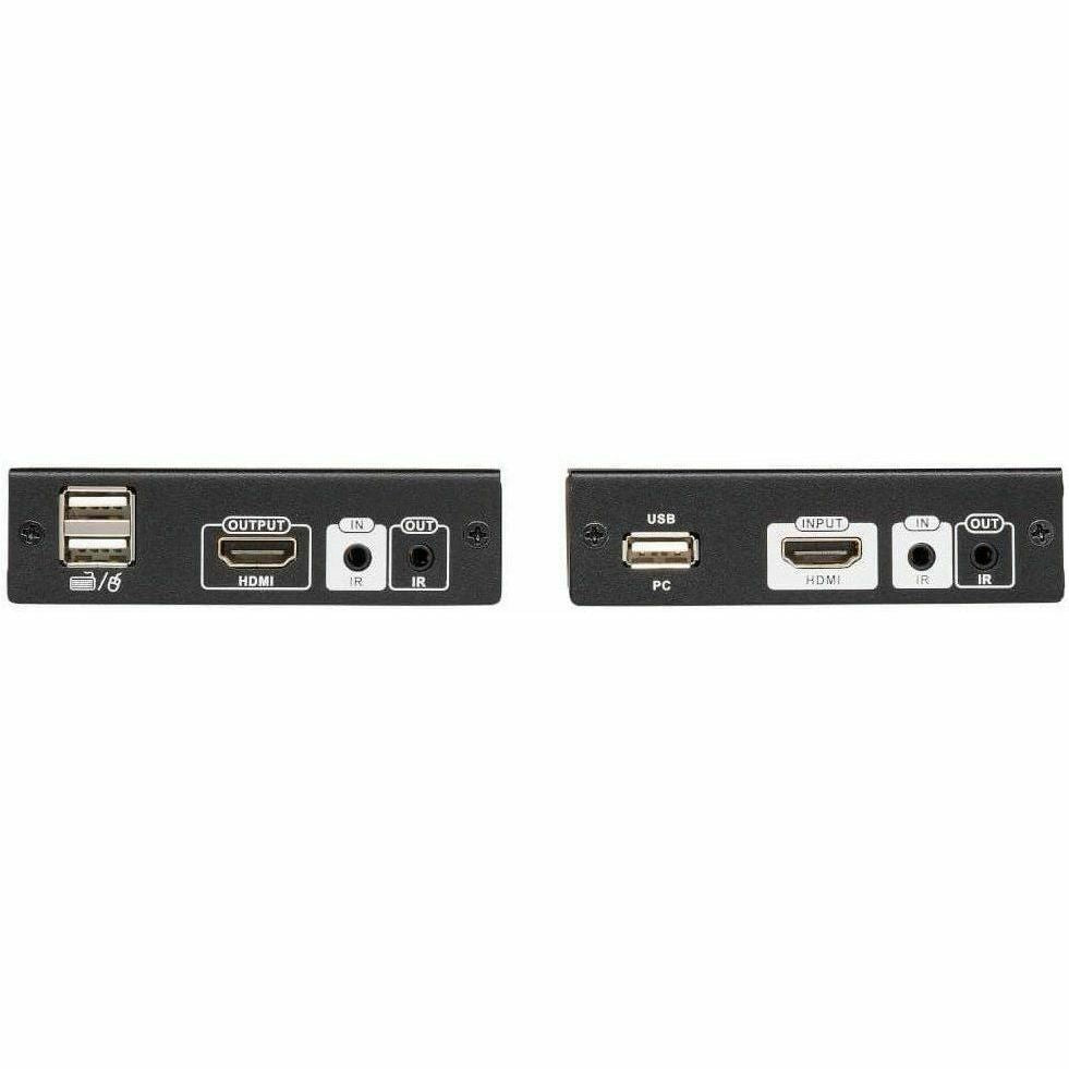 Tripp Lite HDMI HDBaseT KVM Console Extender Over Cat6 2 USB IR 4K @ 30Hz - 1 Computer(s) - 1 Local User(s) - 230 ft Range - 4K - 3840 x 2160 Maximum Video Resolution - 2 x Network (RJ-45) - 3 x USB -...  - B013-HU-4K - eCommerce Business Prime