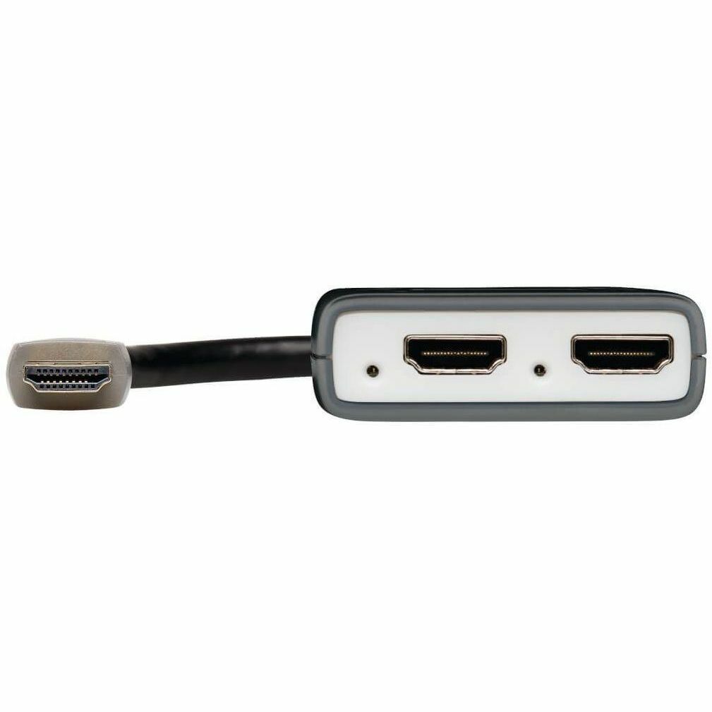 Tripp Lite 2-Port HDMI Splitter - HDMI 2.0, 4K @ 60 Hz, 4:4:4, Multi-Resolution Support, HDR, HDCP 2.2, USB Powered, TAA - 4096 x 2160 - 15 ft Maximum Operating Distance - HDMI In - HDMI Out - USB - N...  - B118-002-HDR-V2 - eCommerce Business Prime