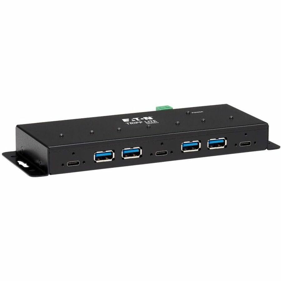 Tripp Lite USB Hub 7-Port Industrial 4 USB-A & 3 USB C ESD Immunity Metal - USB Type C - External - 7 USB Port(s) - 7 USB 3.1 Port(s) - UASP Support - TAA Compliant - U460-4A3C-IND - eCommerce Business Prime