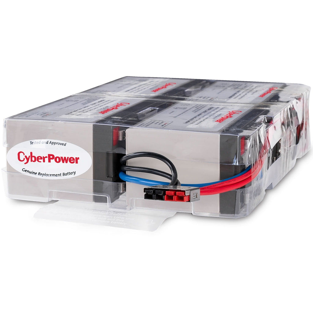 CyberPower RB1290X4F Replacement Battery Cartridge - 4 X 12 V / 9 Ah Sealed Lead-Acid Battery, 18MO Warranty - RB1290X4F - eCommerce Business Prime