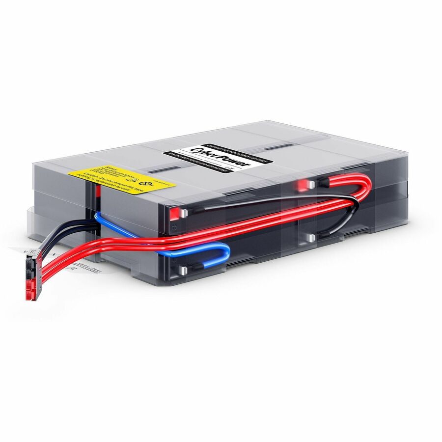CyberPower RB1290X4F Replacement Battery Cartridge - 4 X 12 V / 9 Ah Sealed Lead-Acid Battery, 18MO Warranty - RB1290X4F - eCommerce Business Prime