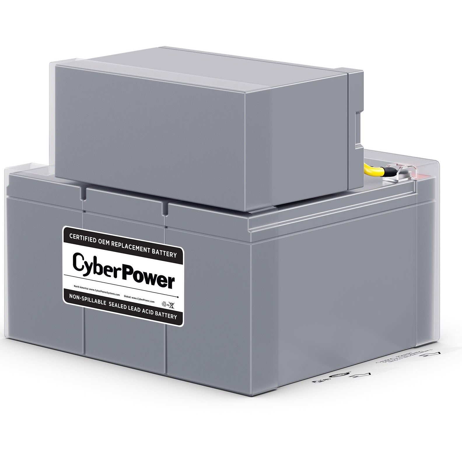 CyberPower RB1290X4K Replacement Battery Cartridge - 4 X 12 V / 9 Ah Sealed Lead-Acid Battery, 18MO Warranty - RB1290X4K - eCommerce Business Prime