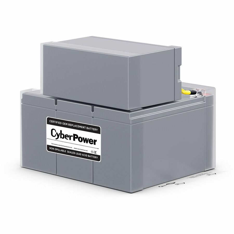 CyberPower RB1290X4K Replacement Battery Cartridge - 4 X 12 V / 9 Ah Sealed Lead-Acid Battery, 18MO Warranty - RB1290X4K - eCommerce Business Prime
