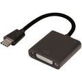 4XEM USB-C to DVI Adapter - 1 Pack - 1 x 24-pin Type C USB 3.1 USB Male - 1 x DVI Video Female - 1920 x 1200 Supported - Black - 4XUSBCDVIAB - eCommerce Business Prime