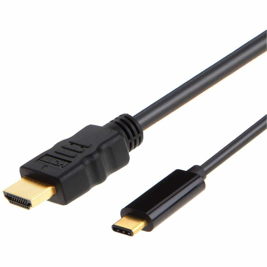 4XEM USB-C to HDMI Cable - 6 ft HDMI/USB A/V Cable for Projector, MacBook, TV, MacBook Air, iMac, Audio/Video Device, Chromebook, iPad Pro, MacBook Pro, HDTV, Monitor, ... - First End: 1 x 24-pin USB ...  - 4XUSBCHDMI6B - eCommerce Business Prime