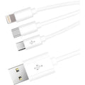 4XEM USB To Lightning Micro USB and USB Type C Cable For iPhone/iPod/iPad/Galaxy - 4XEM USB To Lightning, Micro USB and USB Type C Fast Charging Cable For iPhone/iPod/iPad/Galaxy - 4XUSBMUSB8PINUSBC - eCommerce Business Prime