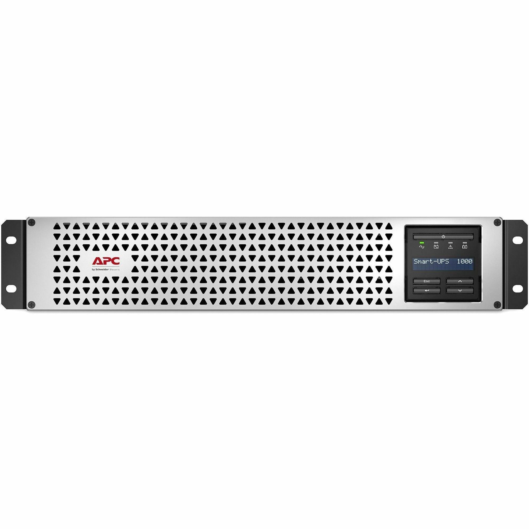 APC by Schneider Electric Smart-UPS Li-Ion, Short Depth 1000VA, 120V With SmartConnect (Not for sale in Vermont) - 2U Rack-mountable - 3 Hour Recharge - 120 V AC Input - 120 V AC Output - 6 x NEMA 5-1...  - SMTL1000RM2UC - eCommerce Business Prime