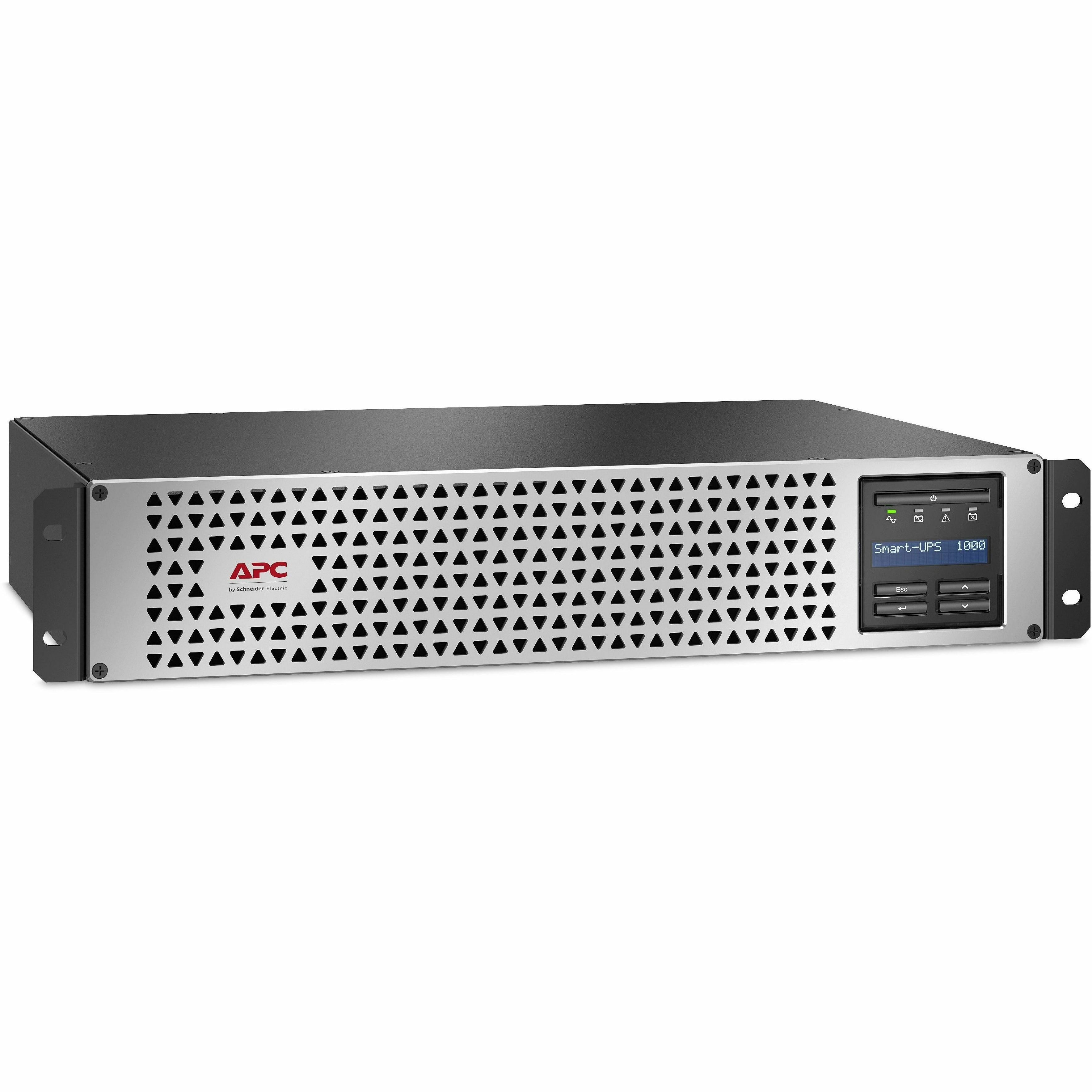 APC by Schneider Electric Smart-UPS Li-Ion, Short Depth 1000VA, 120V With SmartConnect (Not for sale in Vermont) - 2U Rack-mountable - 3 Hour Recharge - 120 V AC Input - 120 V AC Output - 6 x NEMA 5-1...  - SMTL1000RM2UC - eCommerce Business Prime