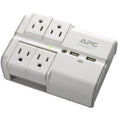 APC by Schneider Electric SurgeArrest Essential 4-Outlet Surge Suppressor/Protector - 4 x NEMA 5-15R, 2 x USB - 1800 VA - 1080 J - 120 V AC Input - PE4WRU3 - eCommerce Business Prime