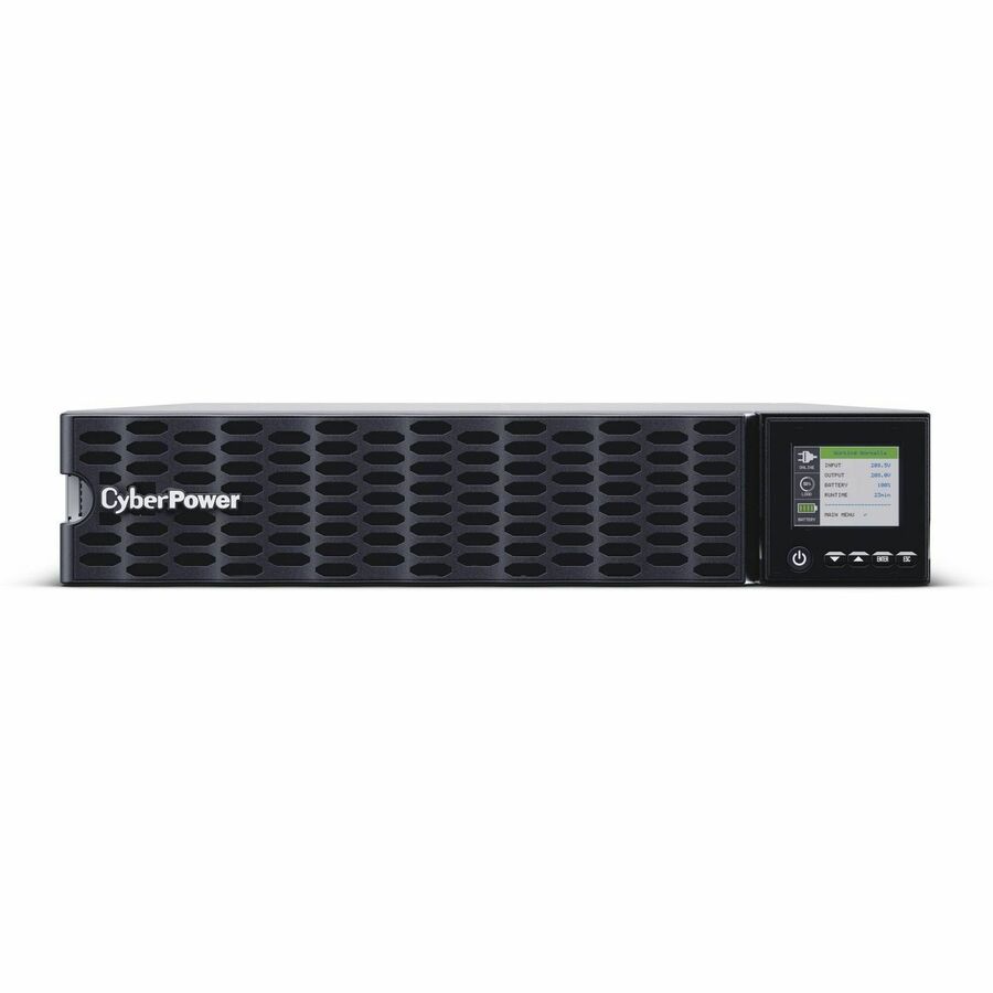 CyberPower OL6KRTHD Smart App Online UPS Systems - 6000VA/6000W, 200 - 240 VAC, Hardwire Terminal (NEMA L6-30P power cord included), 2U, Rack / Tower, Sine Wave, 4 Outlets, LCD, PowerPanel&reg; Busine...  - OL6KRTHD - eCommerce Business Prime