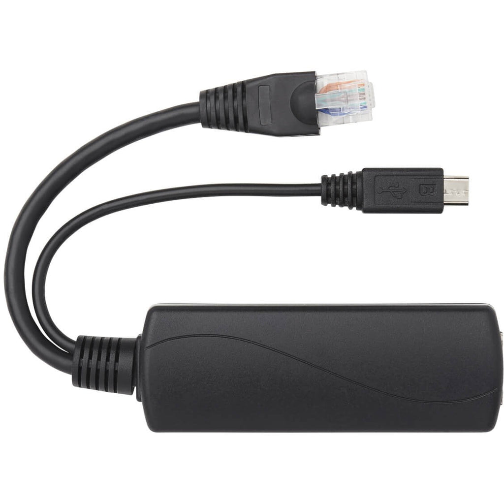 Tripp Lite PoE to USB Micro-B and RJ45 Active Splitter 48V to 5V 1A 100M - 328 ft Maximum Operating Distance - Network (RJ-45) - USB - NPOE-SPL-G-5VMU - eCommerce Business Prime