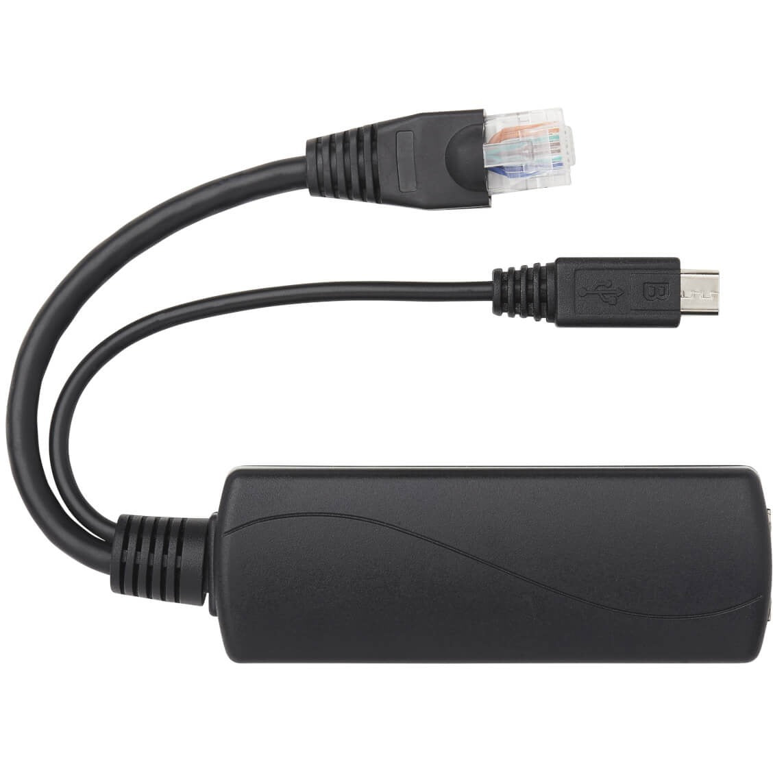 Tripp Lite PoE to USB Micro-B and RJ45 Active Splitter 48V to 5V 1A 100M - 328 ft Maximum Operating Distance - Network (RJ-45) - USB - NPOE-SPL-G-5VMU - eCommerce Business Prime