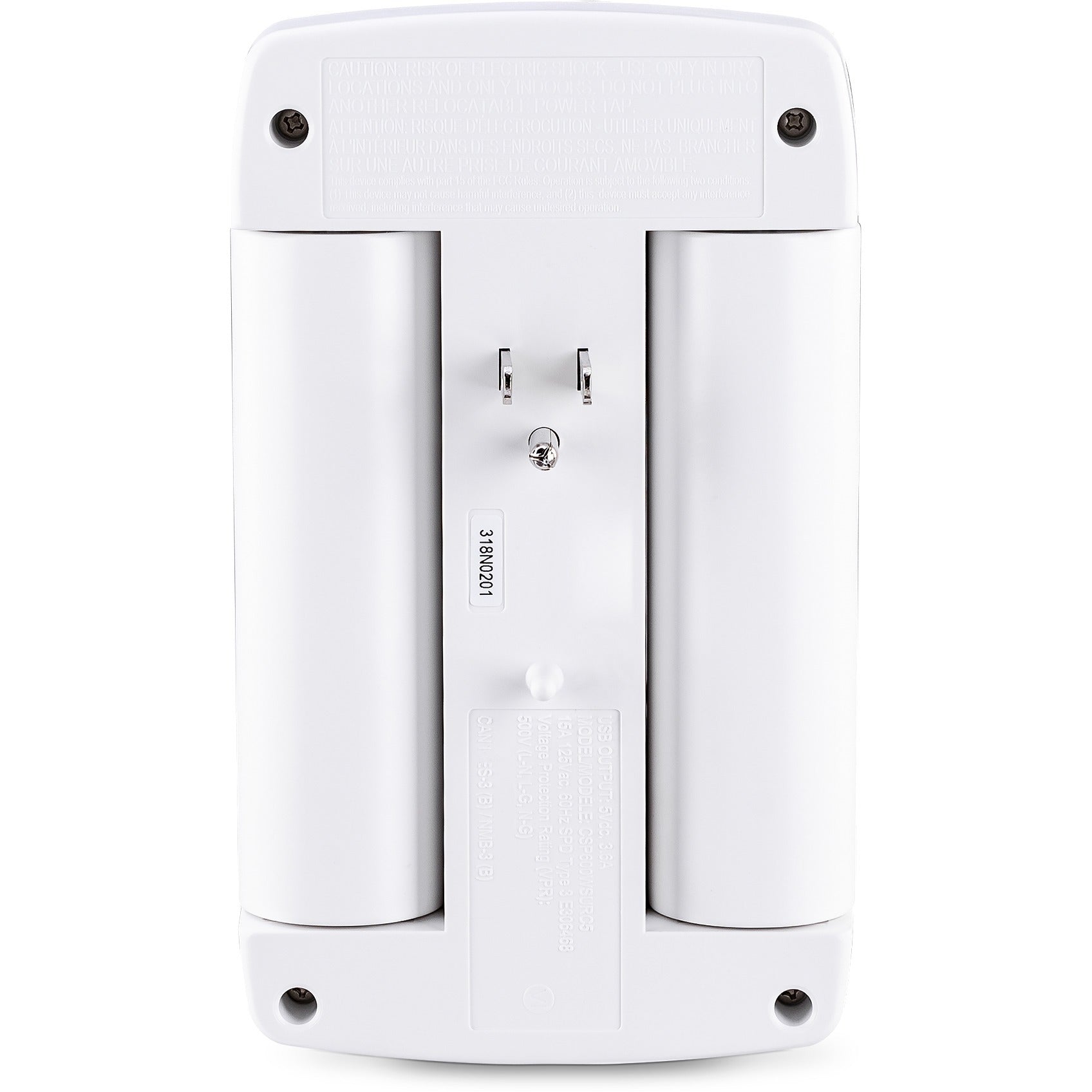 CyberPower CSP600WSURC5 Professional 6 - Outlet Surge with 900 J - NEMA 5-15P, Wall Tap, 2 - 3.6 Amps (Shared) USB, Lifetime Warranty - CSP600WSURC5 - eCommerce Business Prime