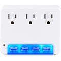 CyberPower P3WUN Wall Tap Outlet - NEMA 5-15R Outlet(s), NEMA 5-15P Plug Type, Wall Tap Plug Style, White - P3WUN - eCommerce Business Prime