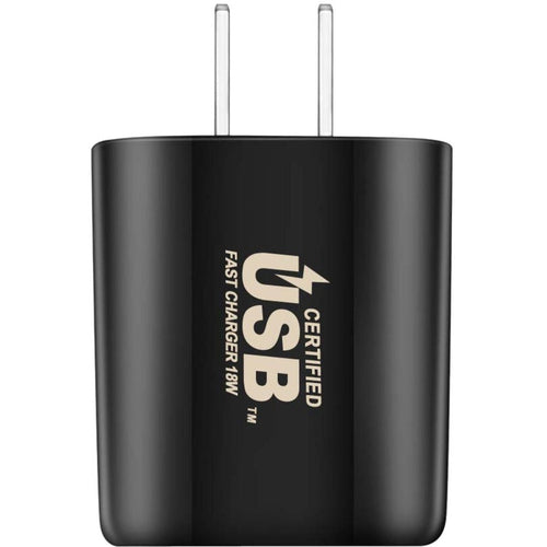4XEM USB-C Wall Charger BLACK - 4XEM USB-C 18W PD High Speed USB C Wall Charger BLACK - 4XUSBCCHARGER - eCommerce Business Prime