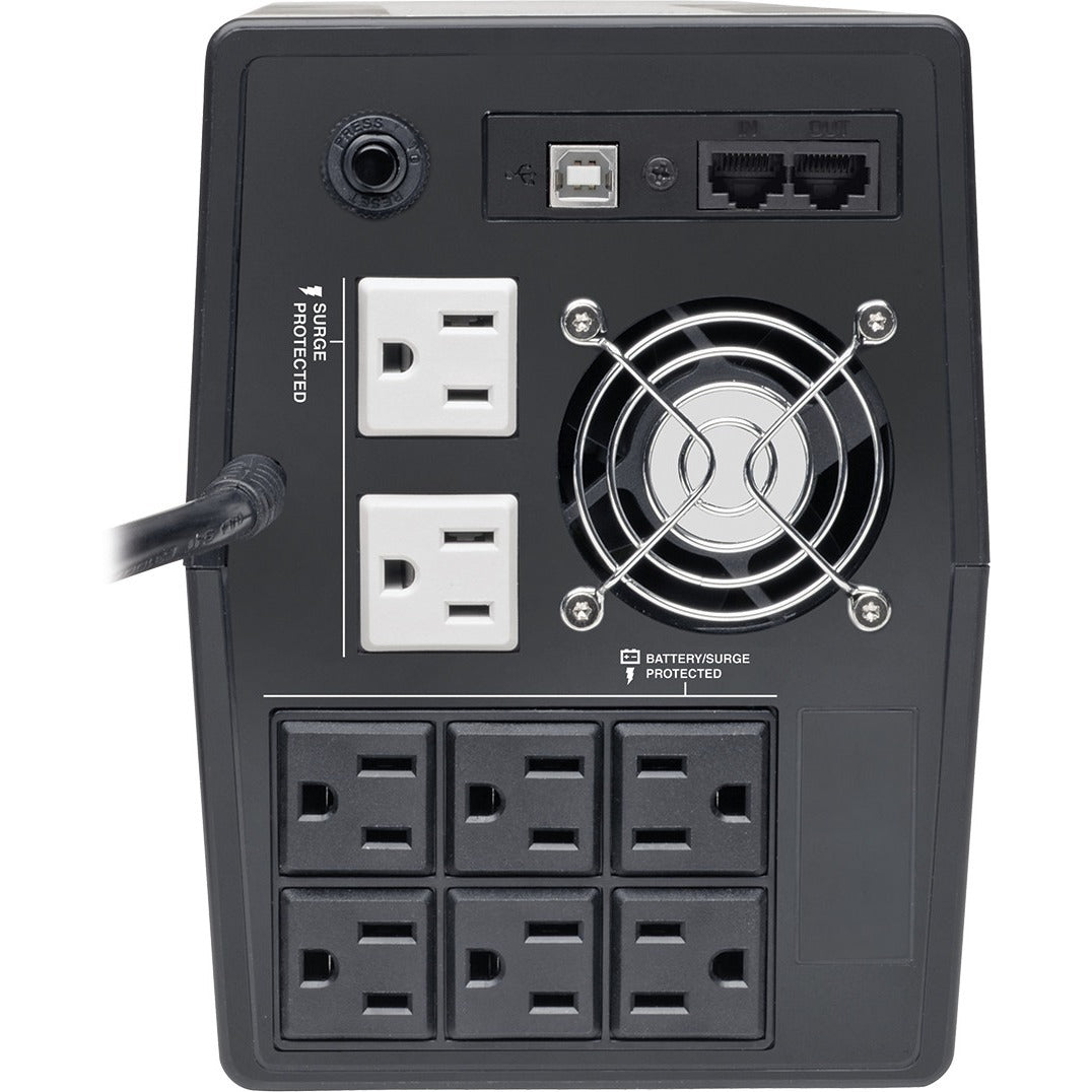 Tripp Lite UPS Smart Tower 1200VA 600W Battery Back Up Desktop AVR LCD USB - Tower - AVR - 8 Hour Recharge - 2 Minute Stand-by - 120 V AC Input - 120 V AC, 110 V AC, 115 V AC Output - 8 x NEMA 5-15R - OMNIVS1200LCD - eCommerce Business Prime