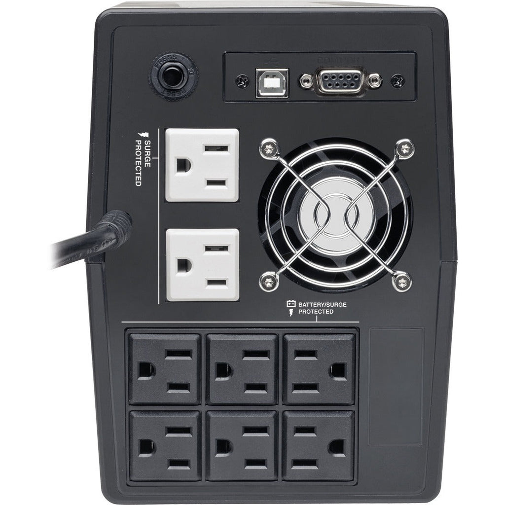 Tripp Lite UPS Smart Tower 1440VA 900W Battery Back Up Desktop AVR LCD USB - Tower - AVR - 8 Hour Recharge - 2 Minute Stand-by - 120 V AC Input - 120 V AC, 110 V AC, 115 V AC Output - 8 x NEMA 5-15R - OMNIVS1500LCD - eCommerce Business Prime