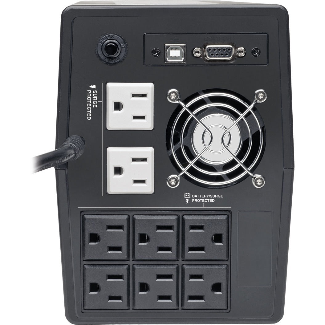 Tripp Lite UPS Smart Tower 1440VA 900W Battery Back Up Desktop AVR LCD USB - Tower - AVR - 8 Hour Recharge - 2 Minute Stand-by - 120 V AC Input - 120 V AC, 110 V AC, 115 V AC Output - 8 x NEMA 5-15R - OMNIVS1500LCD - eCommerce Business Prime