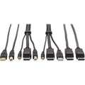 Tripp Lite DisplayPort KVM Cable Kit 4K USB 3.5mm 3xM/3xM USB MM DP MM 6ft - 5.91 ft KVM Cable for KVM Switch, Computer, Monitor - First End: 1 x Mini-phone Male Audio, First End: 1 x DisplayPort Male...  - P783-006-DPU - eCommerce Business Prime