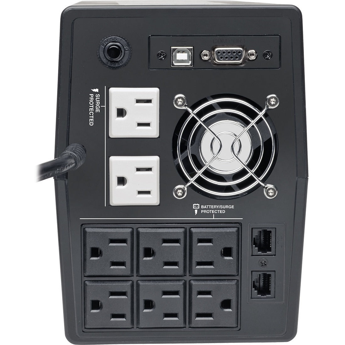 Tripp Lite 1440VA 1200W UPS Smart Tower Battery Back Up Desktop AVR USB LCD - Tower - AVR - 8 Hour Recharge - 2 Minute Stand-by - 120 V AC Input - 120 V AC, 115 V AC, 110 V AC Output - 8 x NEMA 5-15R - SMART1500TSU - eCommerce Business Prime