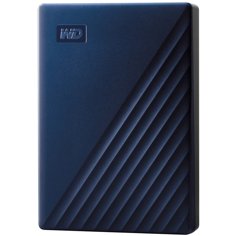 WD My Passport for Mac 4 TB Portable Hard Drive - External - Midnight Blue - USB 3.2 - 256-bit Encryption Standard - 3 Year Warranty - WDBA2F0040BBL-WESN - eCommerce Business Prime