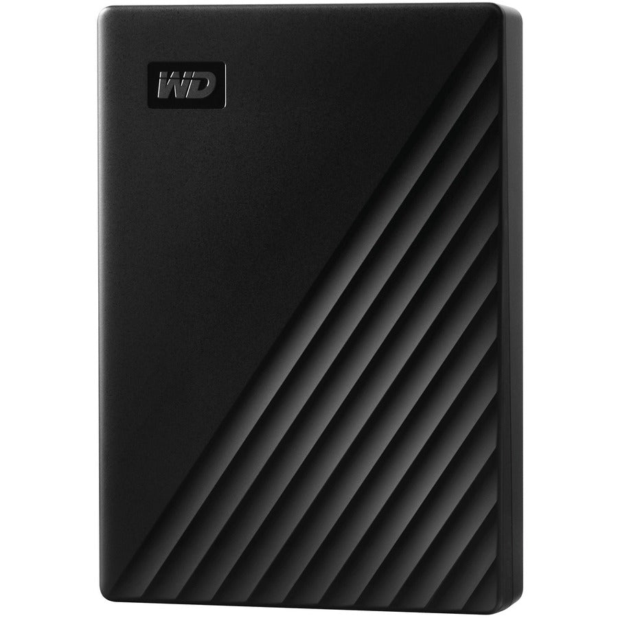 WD My Passport WDBPKJ0050BBK-WESN 5 TB Portable Hard Drive - External - Black - USB 3.0 - 256-bit Encryption Standard - 3 Year Warranty - Retail - WDBPKJ0050BBK-WESN - eCommerce Business Prime