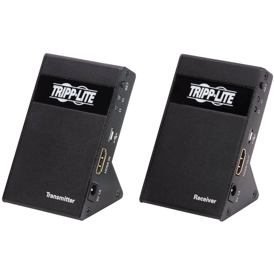 Tripp Lite Wireless HDMI Extender 4K @ 30Hz Zero Latency 7.1 Audio HDCP 2.2 - 1 Input Device - 1 Output Device - 98 ft Range - 2 x USB - 1 x HDMI In - 1 x HDMI Out - 4K - 3840 x 2160 - B127-1A1-WHD1 - eCommerce Business Prime
