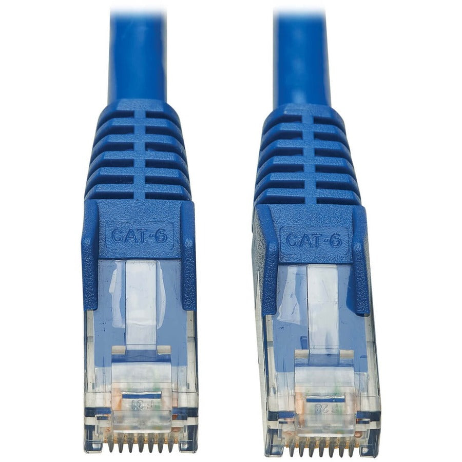 Tripp Lite Cat6 UTP Patch Cable (RJ45) - M/M, PoE, Gigabit, Snagless, CMR-LP, Blue, 6 ft. - 6 ft Category 6 Network Cable for Printer, Router, Server, Modem, Hub, Switch, PoE-enabled Device, Surveilla...  - N201P-006-BL - eCommerce Business Prime