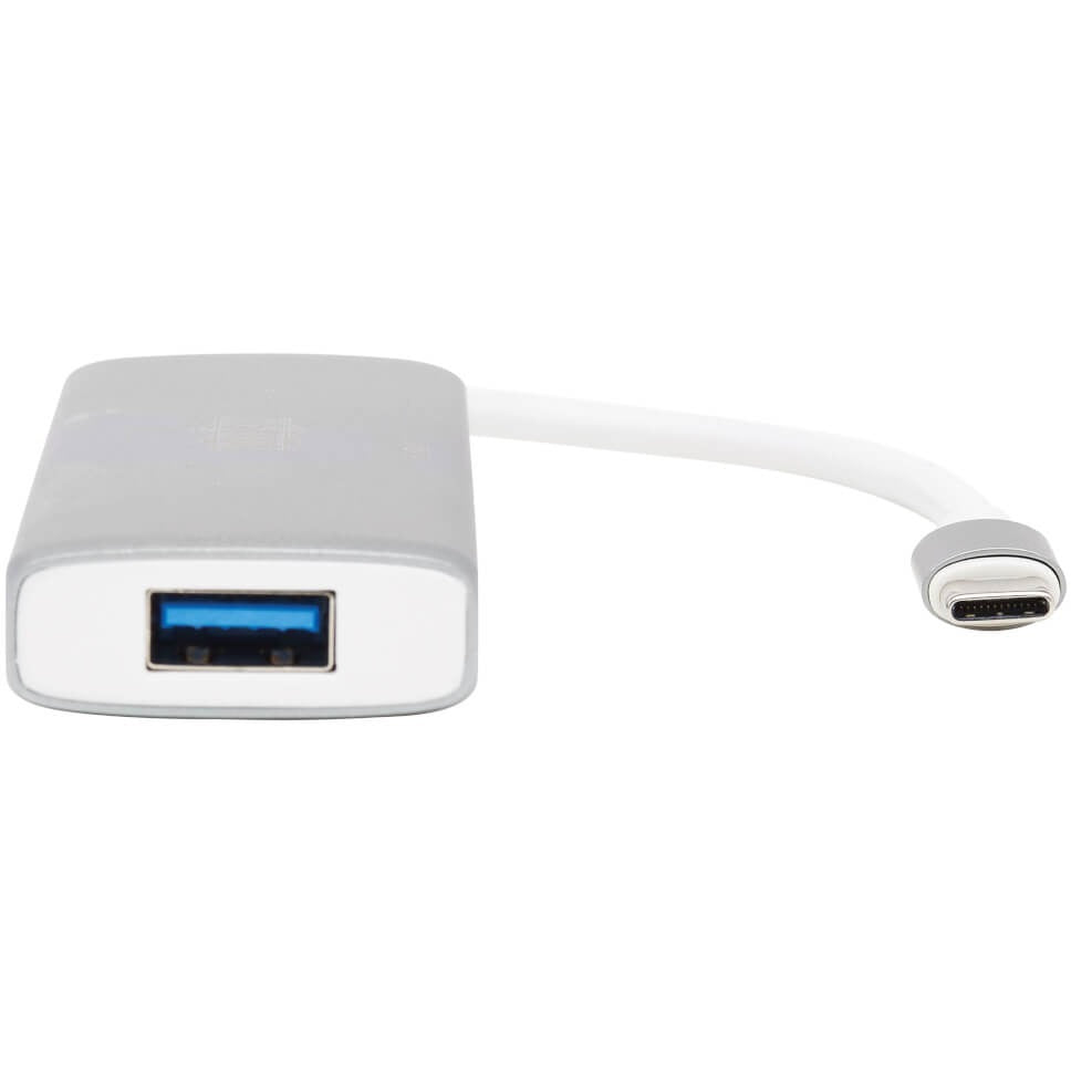 Tripp Lite USB C Multiport Adapter 2x USB-A 1x USB-C Card Reader Silver - USB 3.1 Type C - External - 3 USB Port(s) - 2 USB 3.1 Port(s) - Mac, Chrome OS - U460-002-2AM-C1 - eCommerce Business Prime