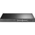 TP-Link TL-SG1218MPE - JetStream 16-Port Gigabit Easy Smart PoE/PoE+ Switch - Limited Lifetime Protection - Easy Smart Managed - 16 PoE+ Ports @250W, 2 non-PoE ports, 2 combo SFP slots - QoS, Vlan, IG...  - TL-SG1218MPE - eCommerce Business Prime