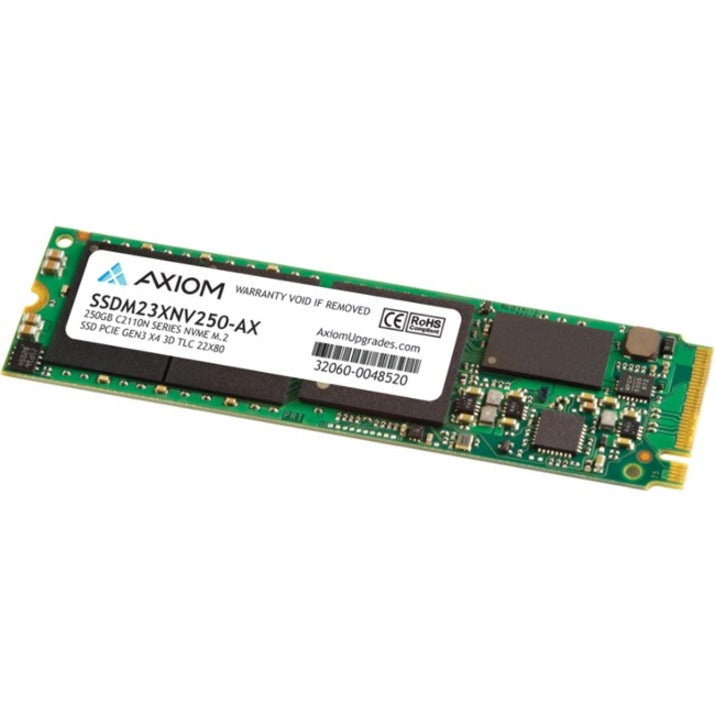 Axiom 250GB C2110n Series PCIe Gen3x4 NVMe M.2 TLC SSD - Notebook, Desktop PC, Workstation, All-in-One PC Device Supported - 0.913 DWPD - 227 TB TBW - 2010 MB/s Maximum Read Transfer Rate - 3 Year War...  - SSDM23XNV250-AX - eCommerce Business Prime