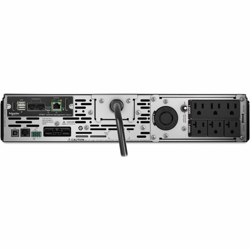 APC by Schneider Electric Smart-UPS X 1920VA Rack/Tower UPS - 2U Rack-mountable - AVR - 3 Hour Recharge - 10.90 Minute Stand-by - 120 V AC Input - 120 V AC Output - 3 x NEMA 5-15R, 1 x NEMA L5-20R, 3 ...  - SMX2KR2UNCX145 - eCommerce Business Prime